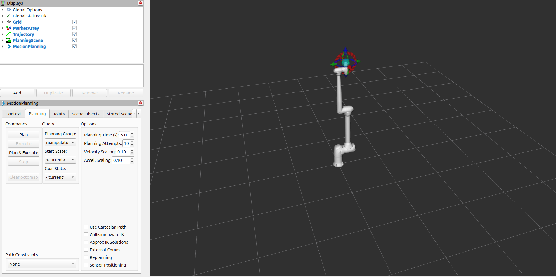 MoveIt2 Advanced Launch Flow